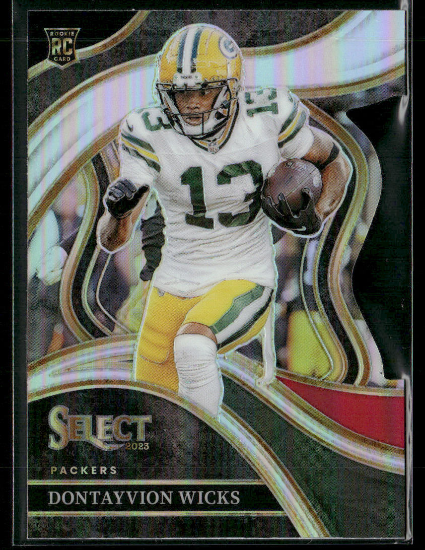 2023 Panini Select Dontayvion Wicks #271 Die Cut RC