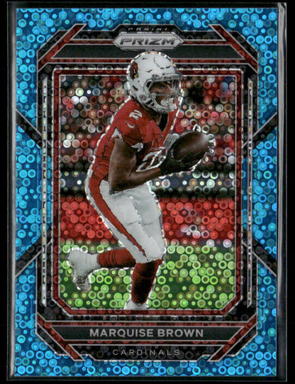 2023 Panini Prizm Marquise Brown #3 Blue Speckle /79