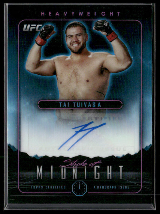 2024 Topps Midnight UFC Tai Tuivasa Autograph #SMA-TTA