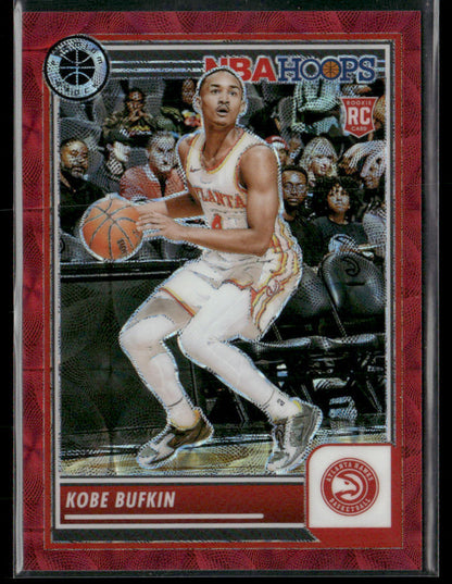 2023-24 Panini NBA Hoops Premium Stock Kobe Bufkin #148 Red Scope /88