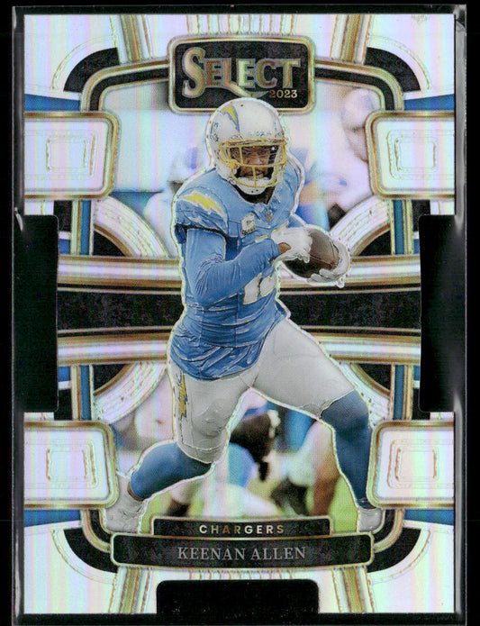 2023 Panini Select Keenan Allen #51 Die Cut Silver Prizm