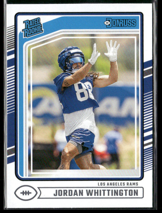 2024 Panini Donruss Jordan Whittington #352 Rated Rookie