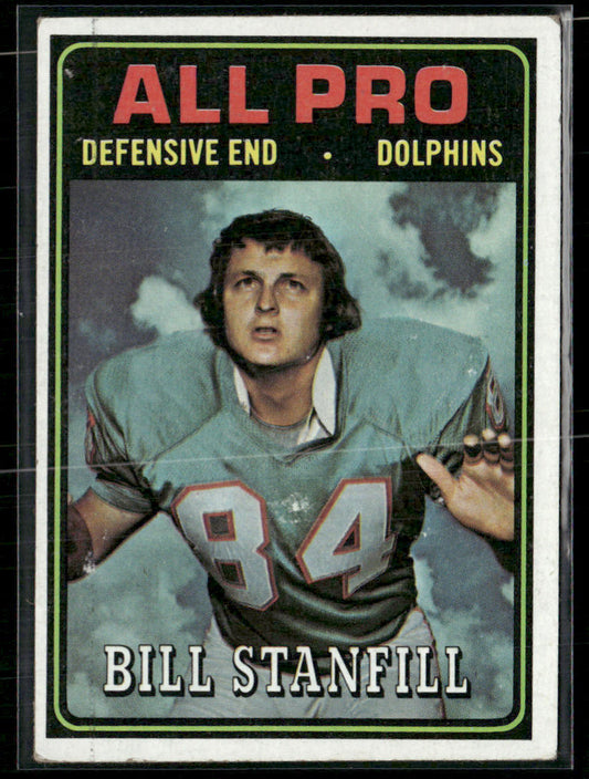 1974 Topps Bill Stanfill #133