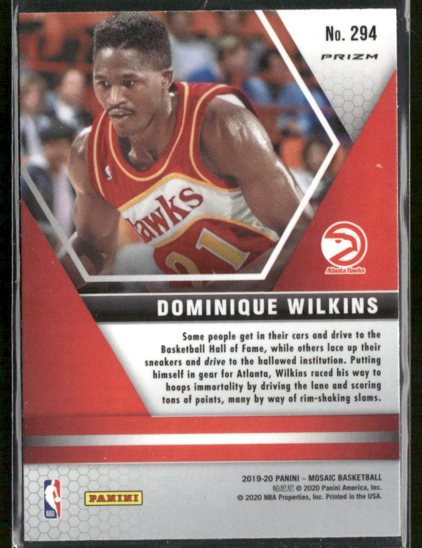 2019-20 Panini Mosaic Basketball Dominique Wilkins #294 Genesis