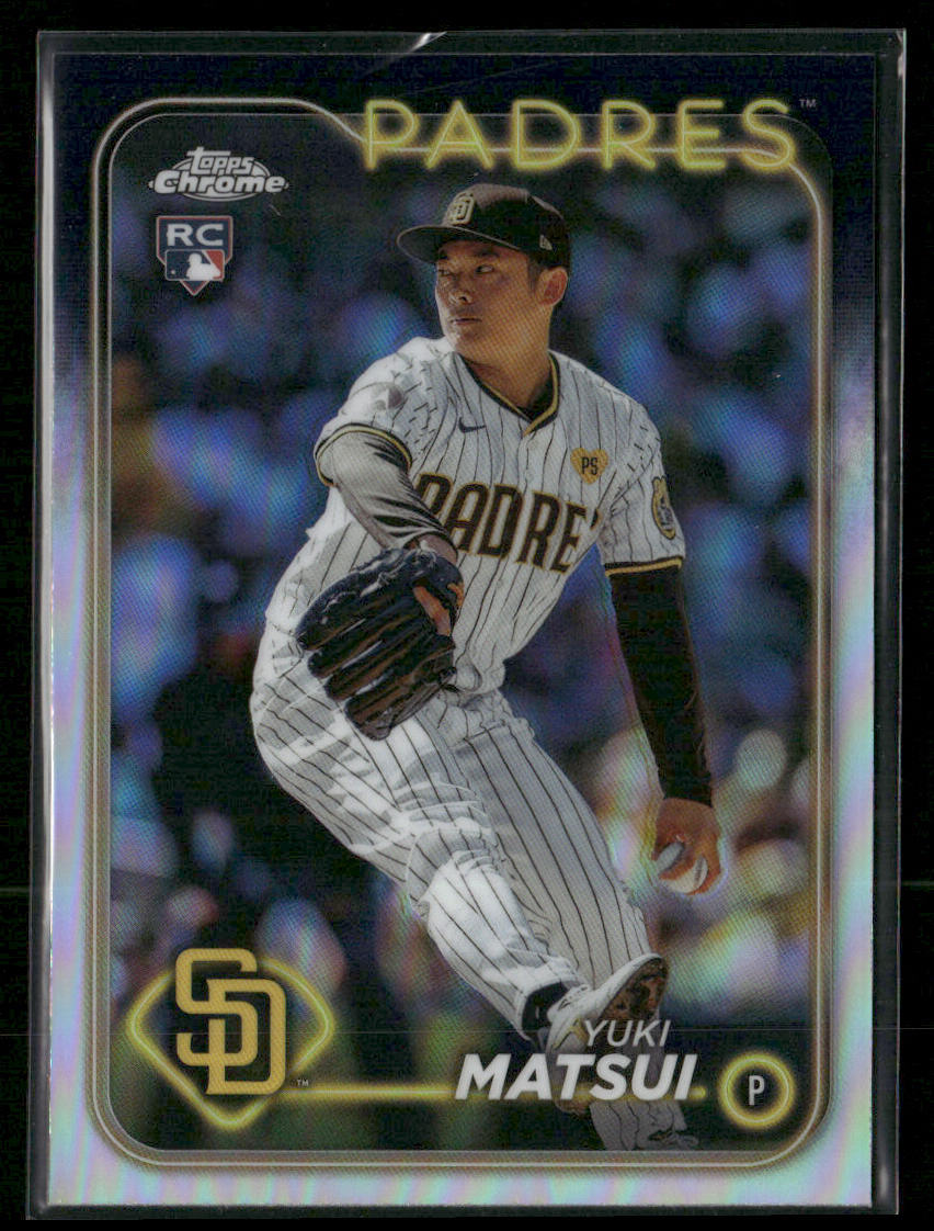 2024 Topps Chrome Yuki Matsui #116 Refractor Rookie