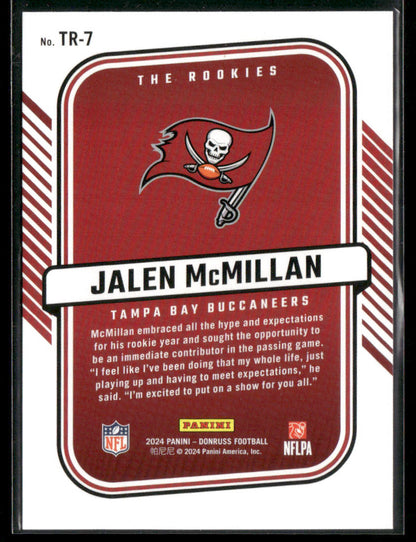 2024 Donruss Jalen McMillan #TR-7 The Rookies