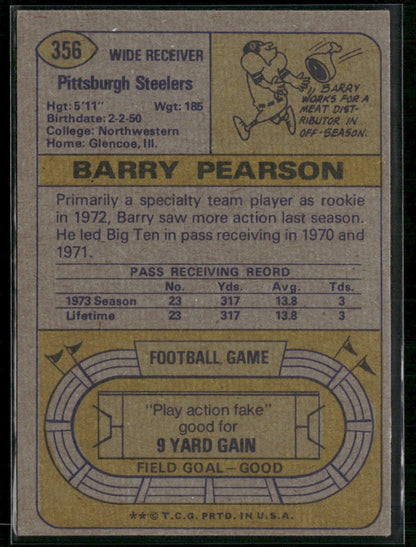 1974 Topps Barry Pearson #356