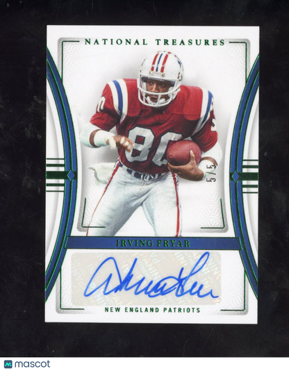2023 Panini National Treasures Irving Fryar #SIG-IFR Emerald Signatures Auto 5/5