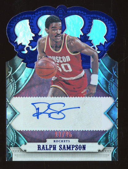 2017-18 Panini Crown Royale Ralph Sampson #No. CA-RSP Autograph /25