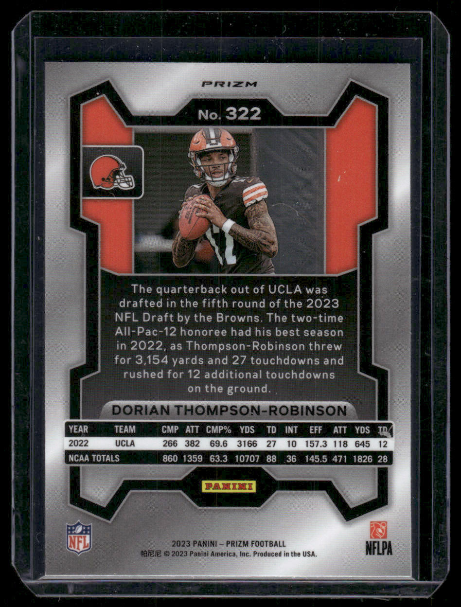 2023 Panini Prizm Tyler Scott #315 Orange Velocity