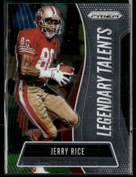 2019 Panini Prizm Jerry Rice #LT-JR Legendary Talents