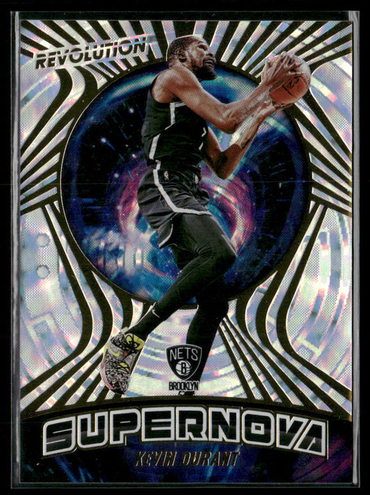 2021-22 Revolution Kevin Durant #9 Supernova Fractal