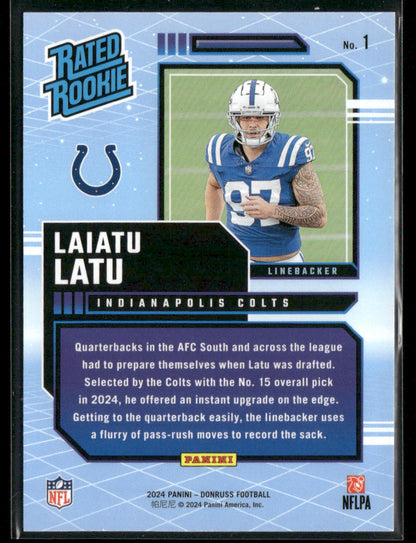 2024 Panini Donruss Football Laiatu Latu #1