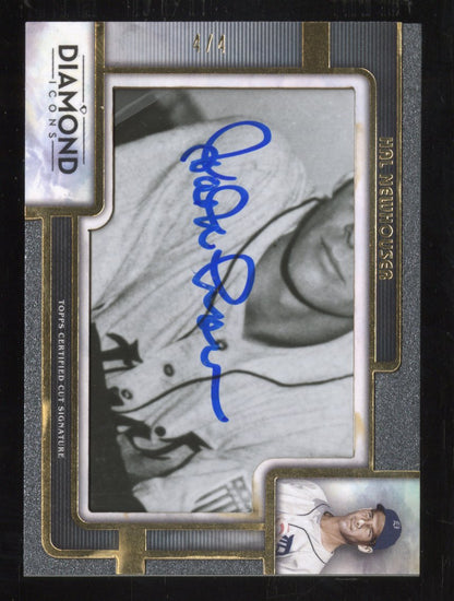 2023 Topps Diamond Icons Hal Newhouser Cut Signature /4