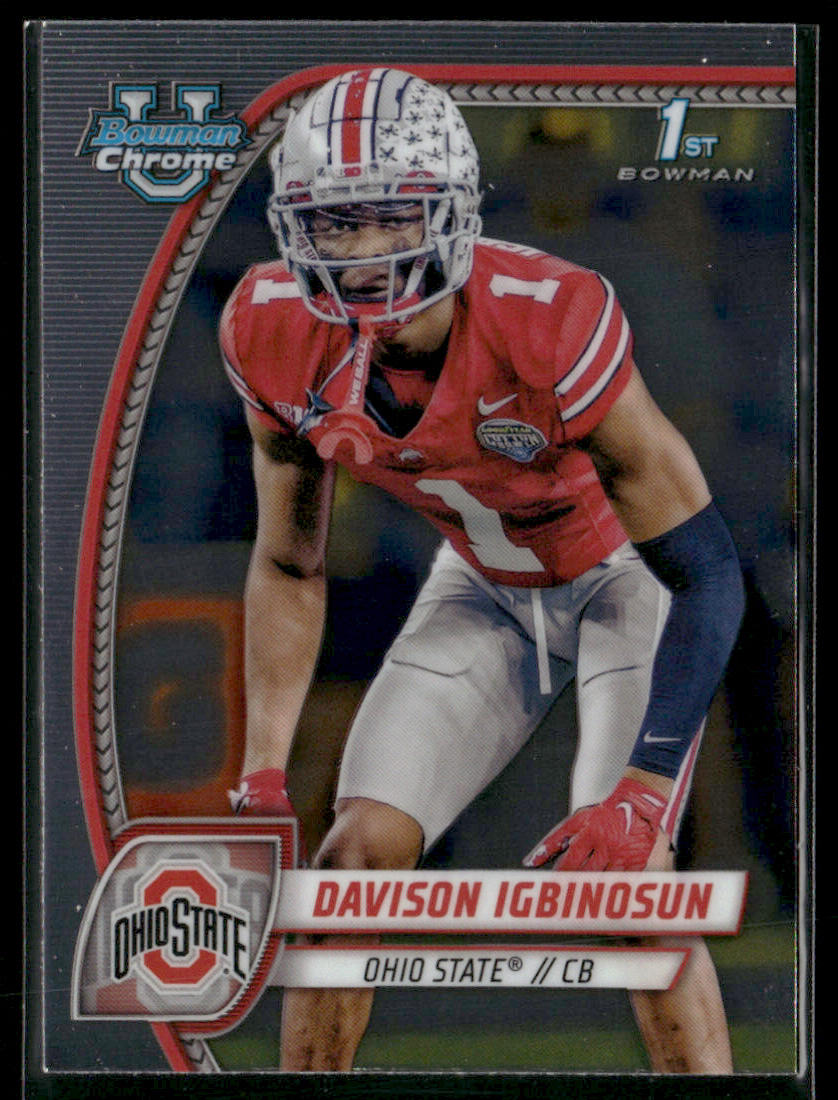 2024 Bowman Chrome University Davison Igbinosun #54