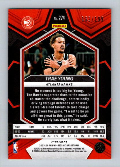 2023-24 Panini Mosaic Trae Young #274 /199 City Edition