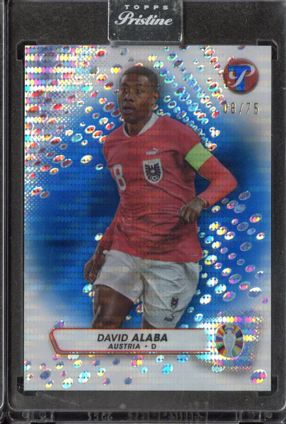 2023 Topps Pristine David Alaba #1 Blue /75