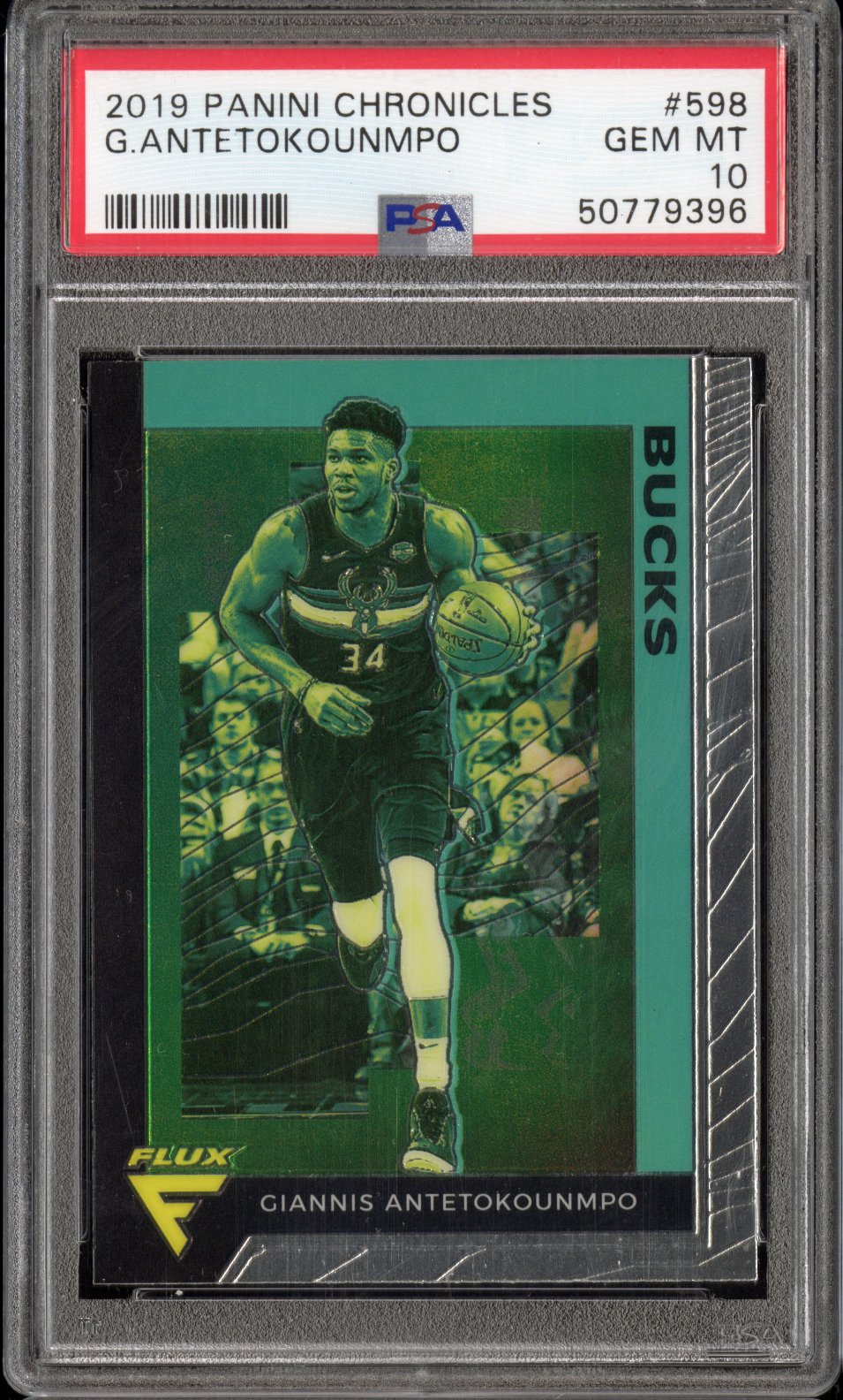 2019 Panini Chronicles G. Antetokounmpo #598 PSA 10