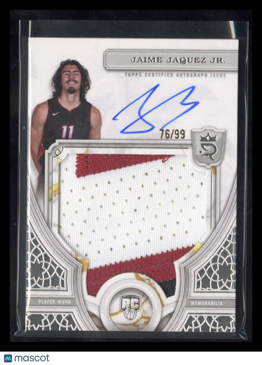 2023-24 Topps Royalty Collection Jaime Jaquez Jr. #118 Rookie Patch Auto 76/99
