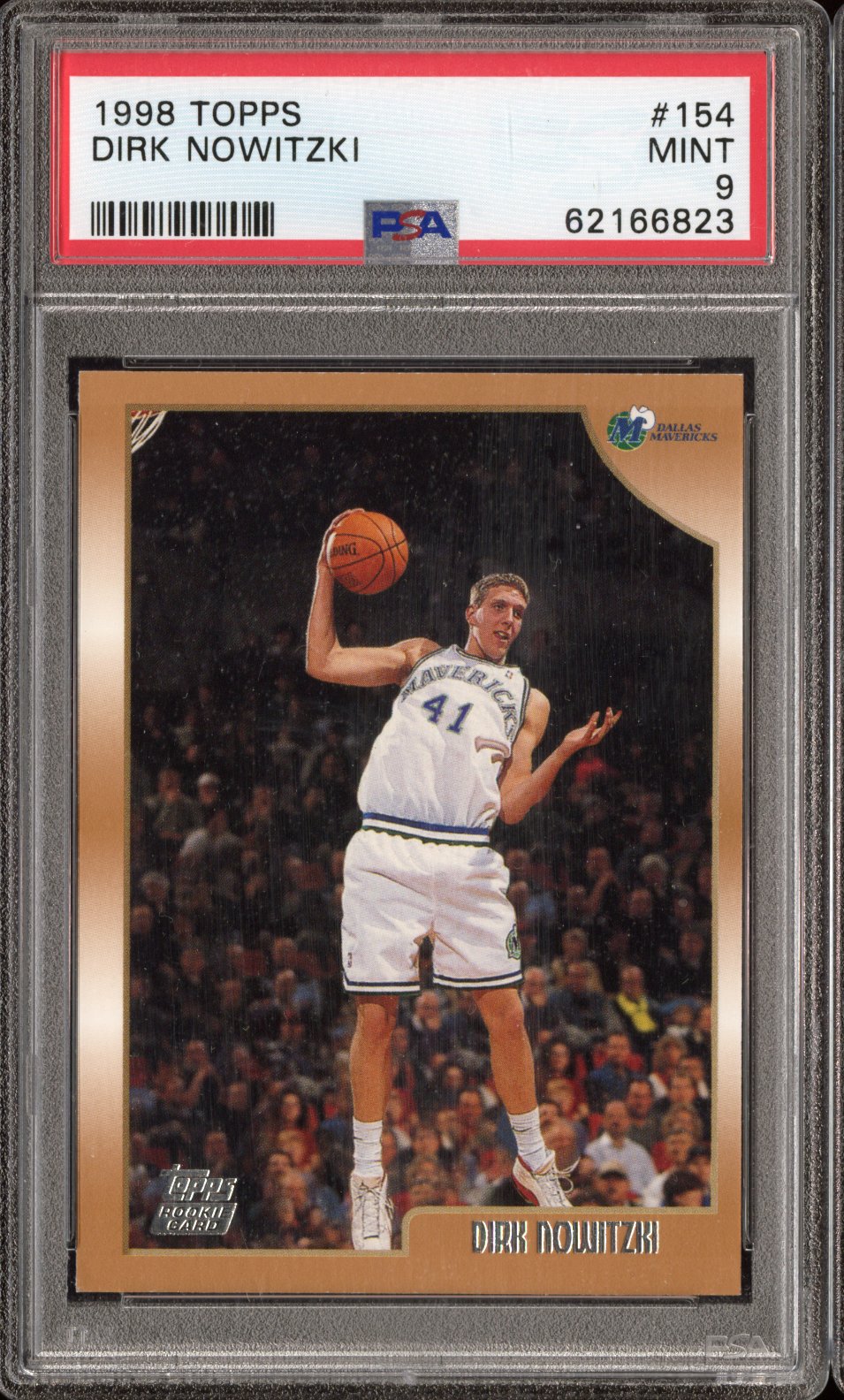 1998 Topps Dirk Nowitzki #154 PSA 9