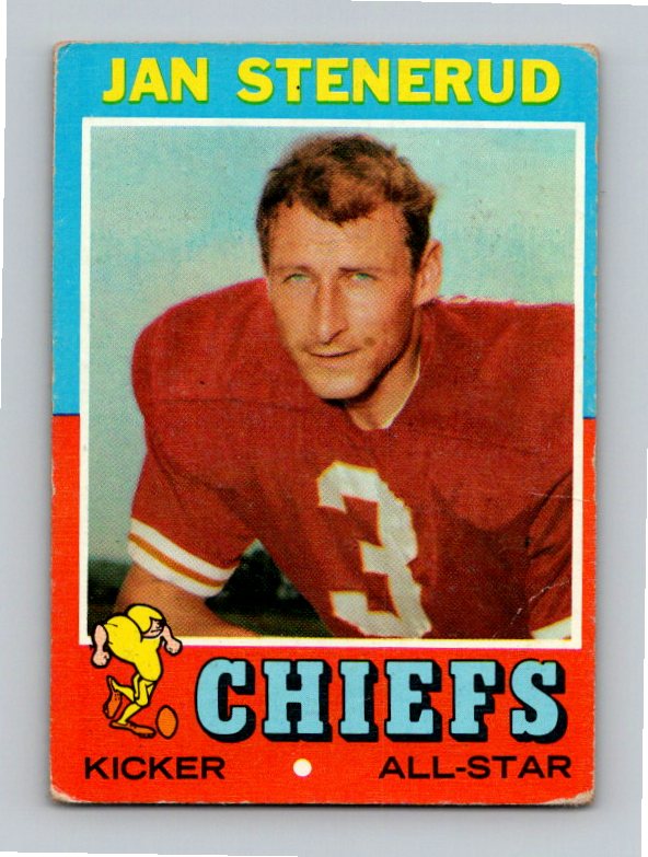 1971 Topps Jan Stenerud #61