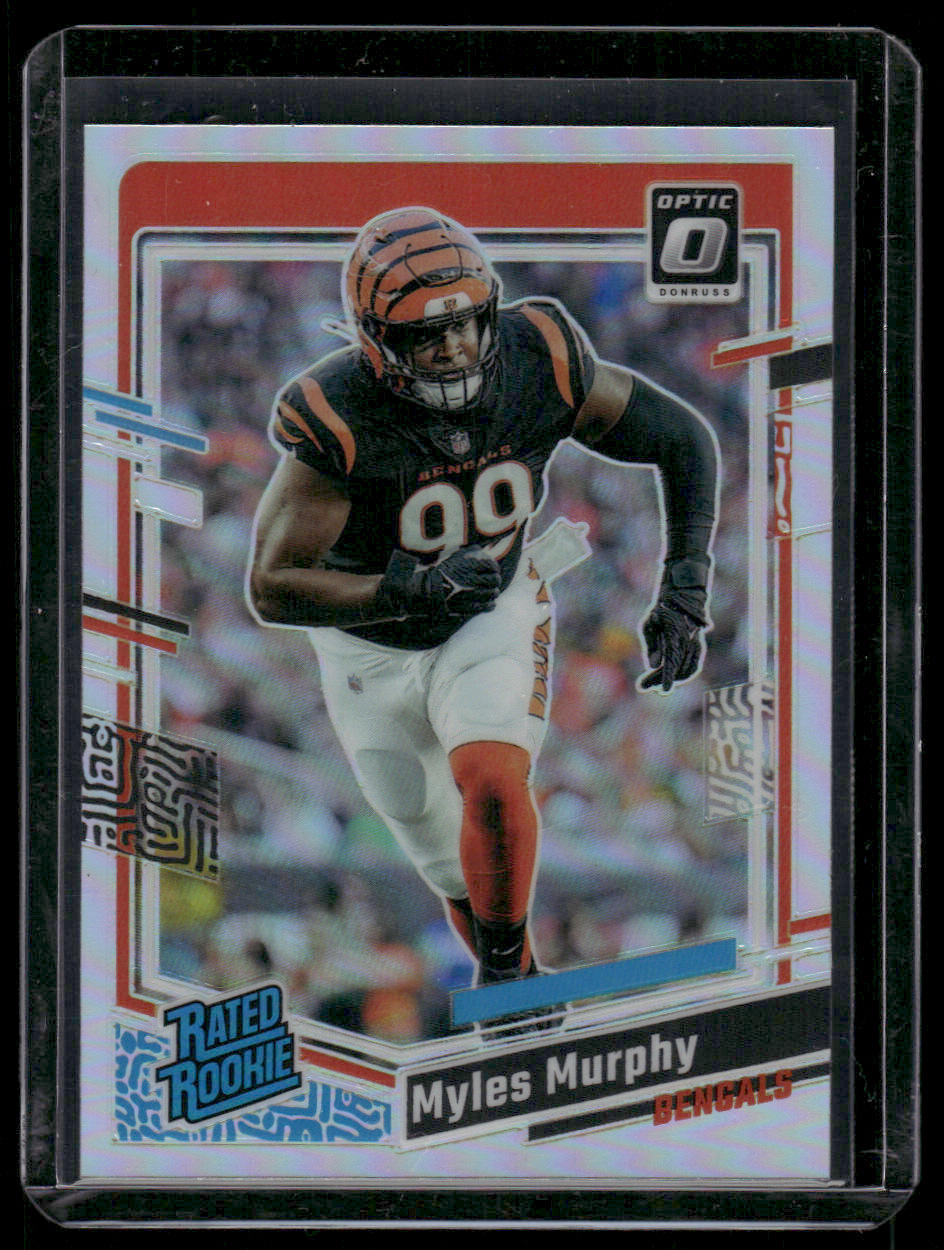 2023 Panini Donruss Optic Myles Murphy #222 Holo Prizm Rated Rookie