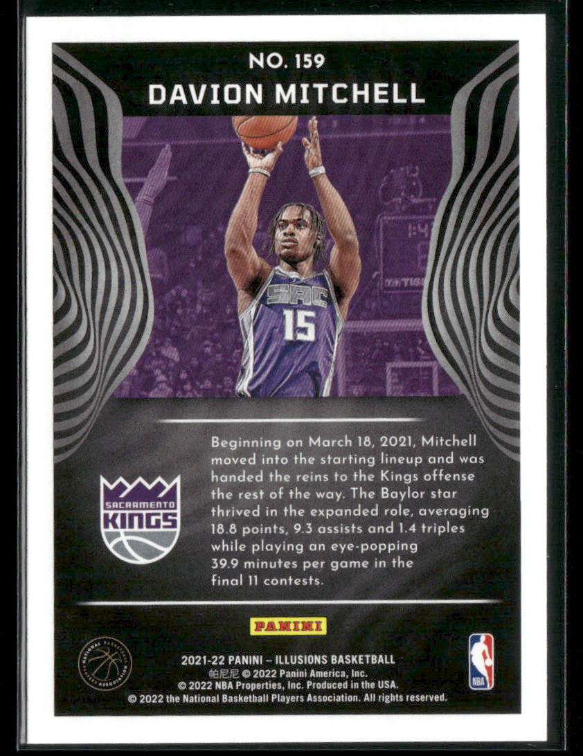 2021-22 Panini Illusions Davion Mitchell #159