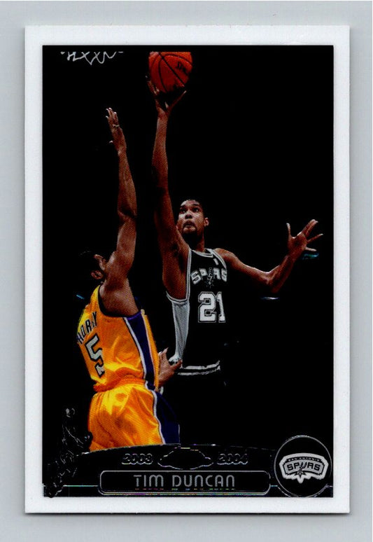 2003 Topps Chrome Tim Duncan #21