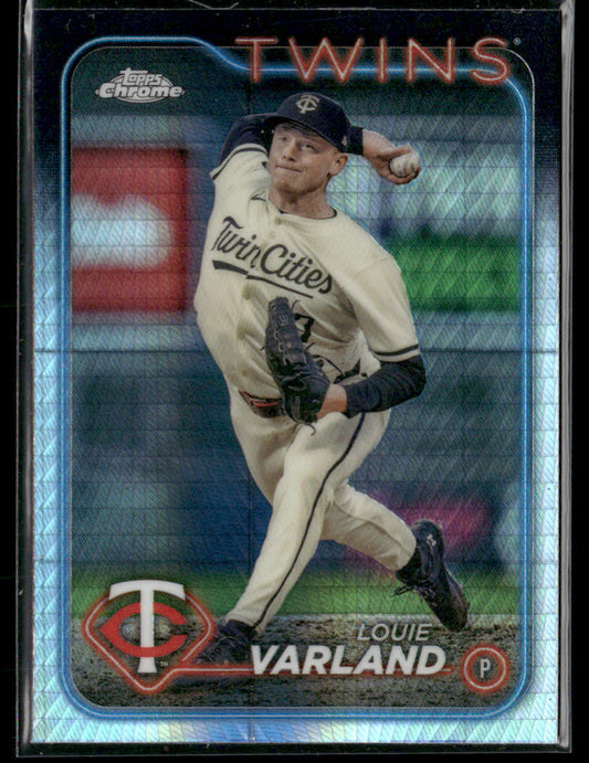 2024 Topps Chrome Update Louie Varland #USC90 Prism Refractor