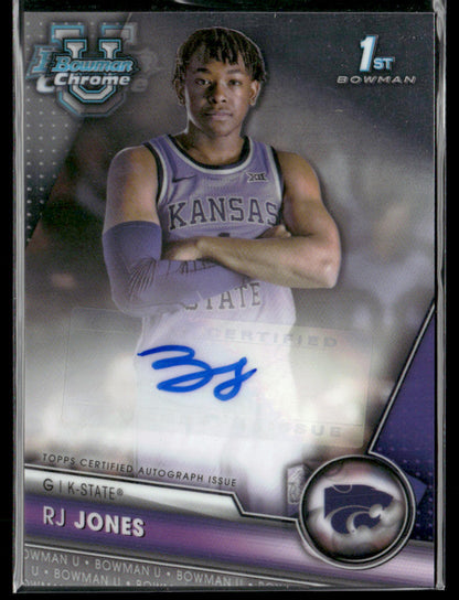 2023-24 Bowman RJ Jones #BCPA-RJ Auto