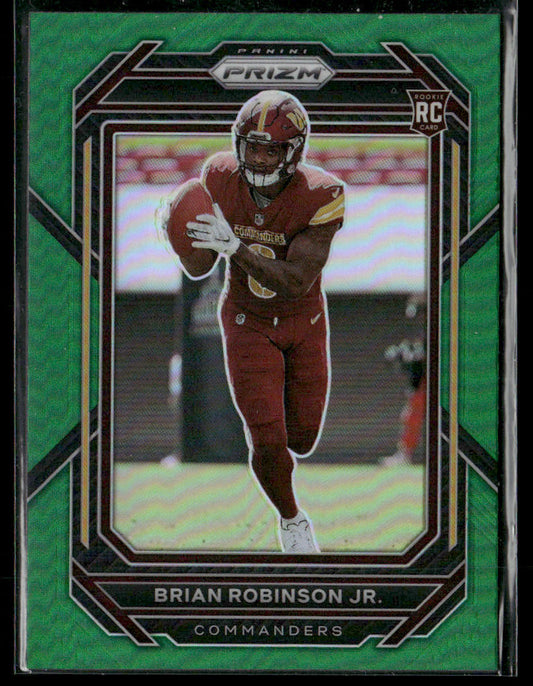 2023 Panini Prizm Brian Robinson Jr. #321 Green Rookie Card