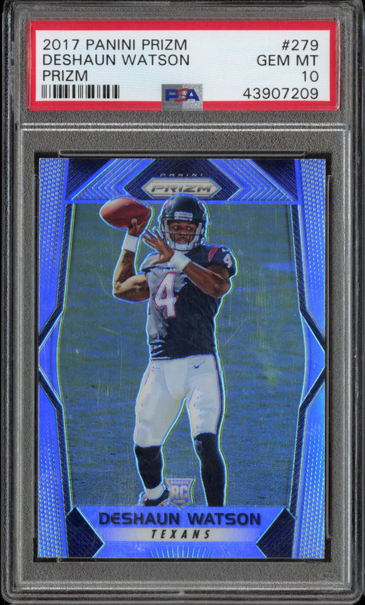 2017 Panini Prizm Deshaun Watson #279 Prizm PSA 10