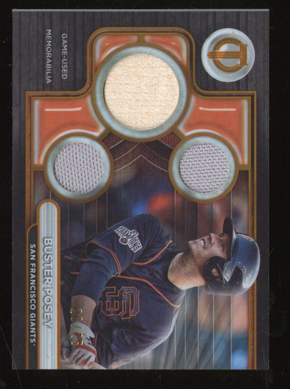 2024 Topps Tribute Alex Bregman #TTR-AB Tribute Triple Relics /25