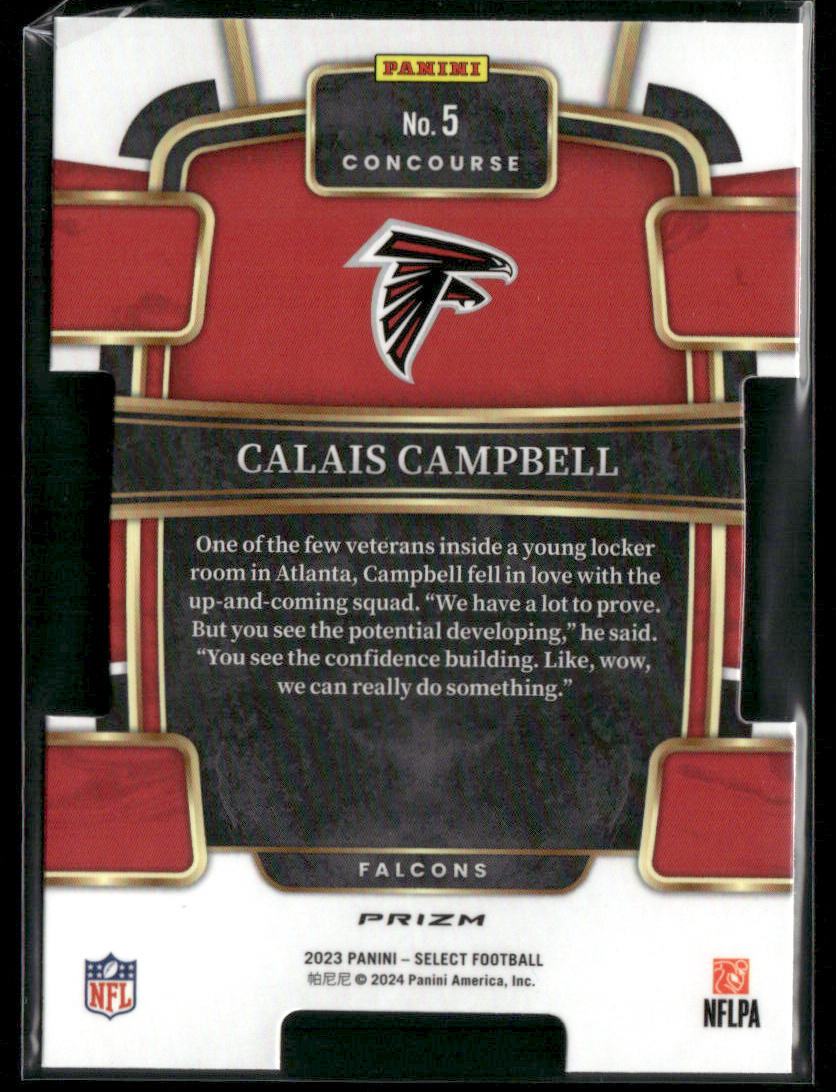 2023 Panini Select Calais Campbell #5