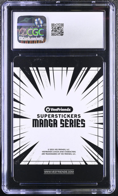 2025 VeeFriends Super Stickers Manga Series Gifted Gopher CGC 9.5
