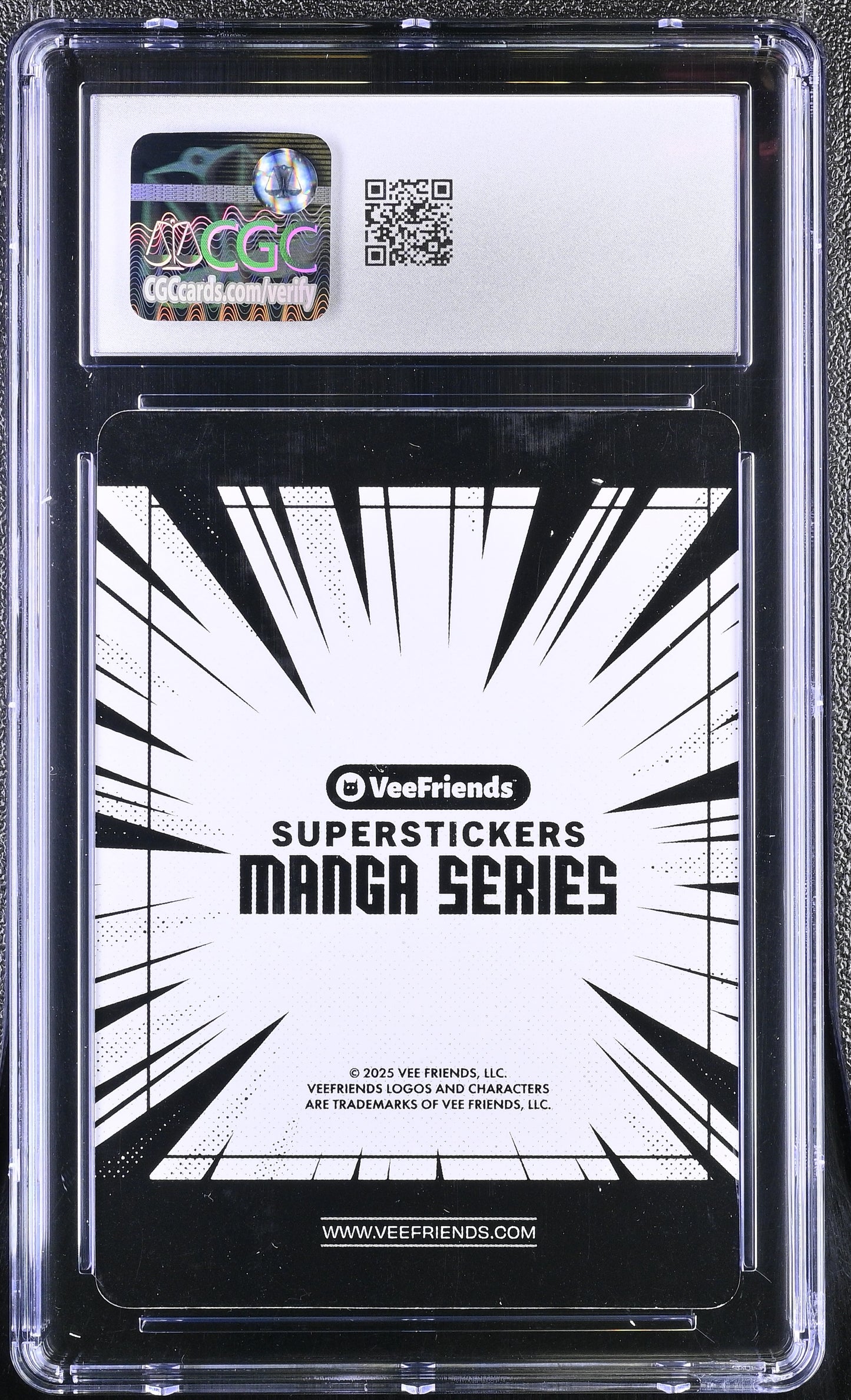 2025 Veefriends Super Stickers: Manga Gracious Grizzly Bear CGC 9