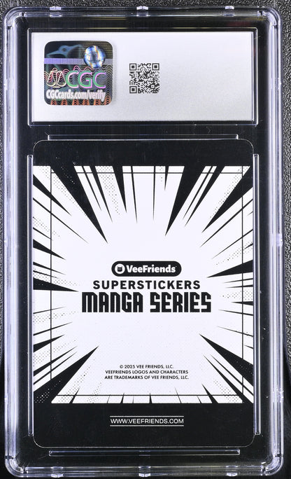 2025 Veefriends Super Stickers: Manga Benevolent Barn Owl CGC 9