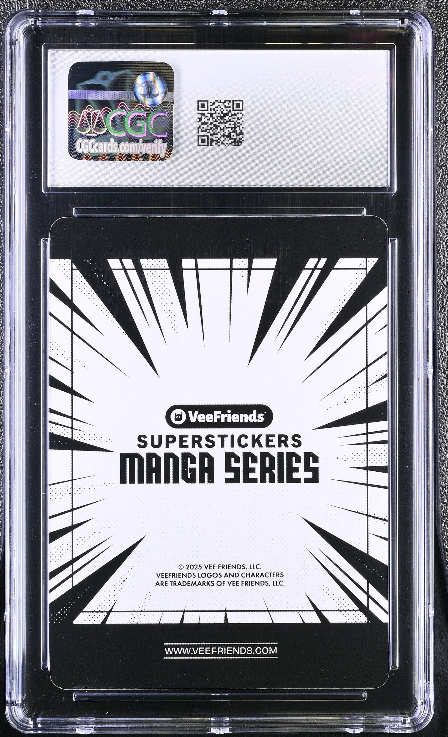 2025 Veefriends Super Stickers: Manga Kind Warrior Black & White CGC 8.5
