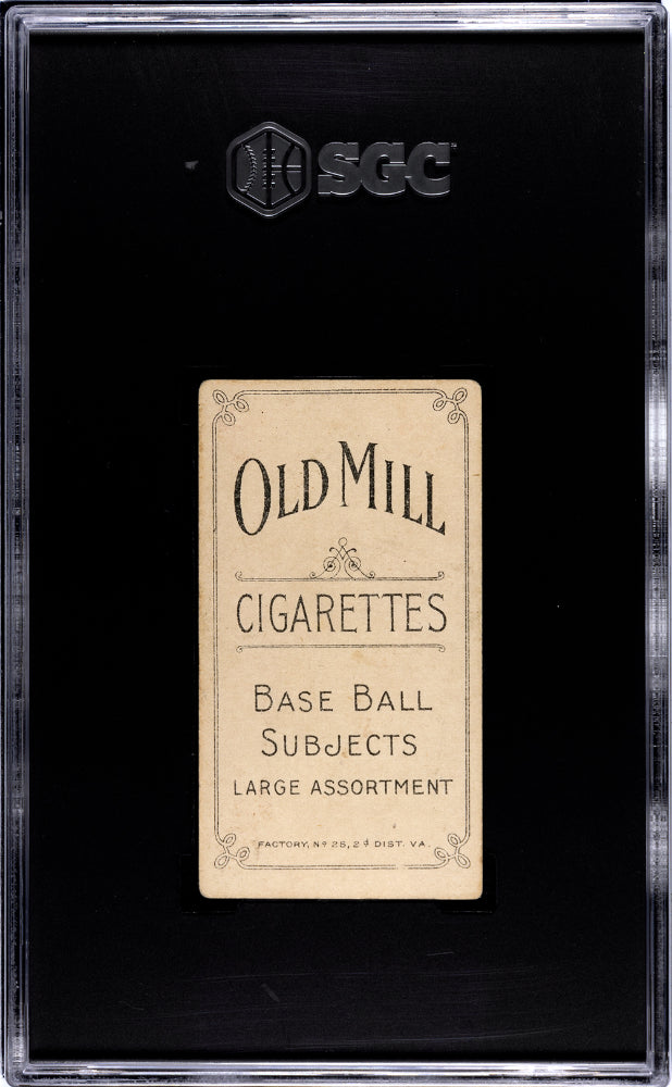 1909-11 Old Mill Cigarettes (T206) Happy Smith SGC 4