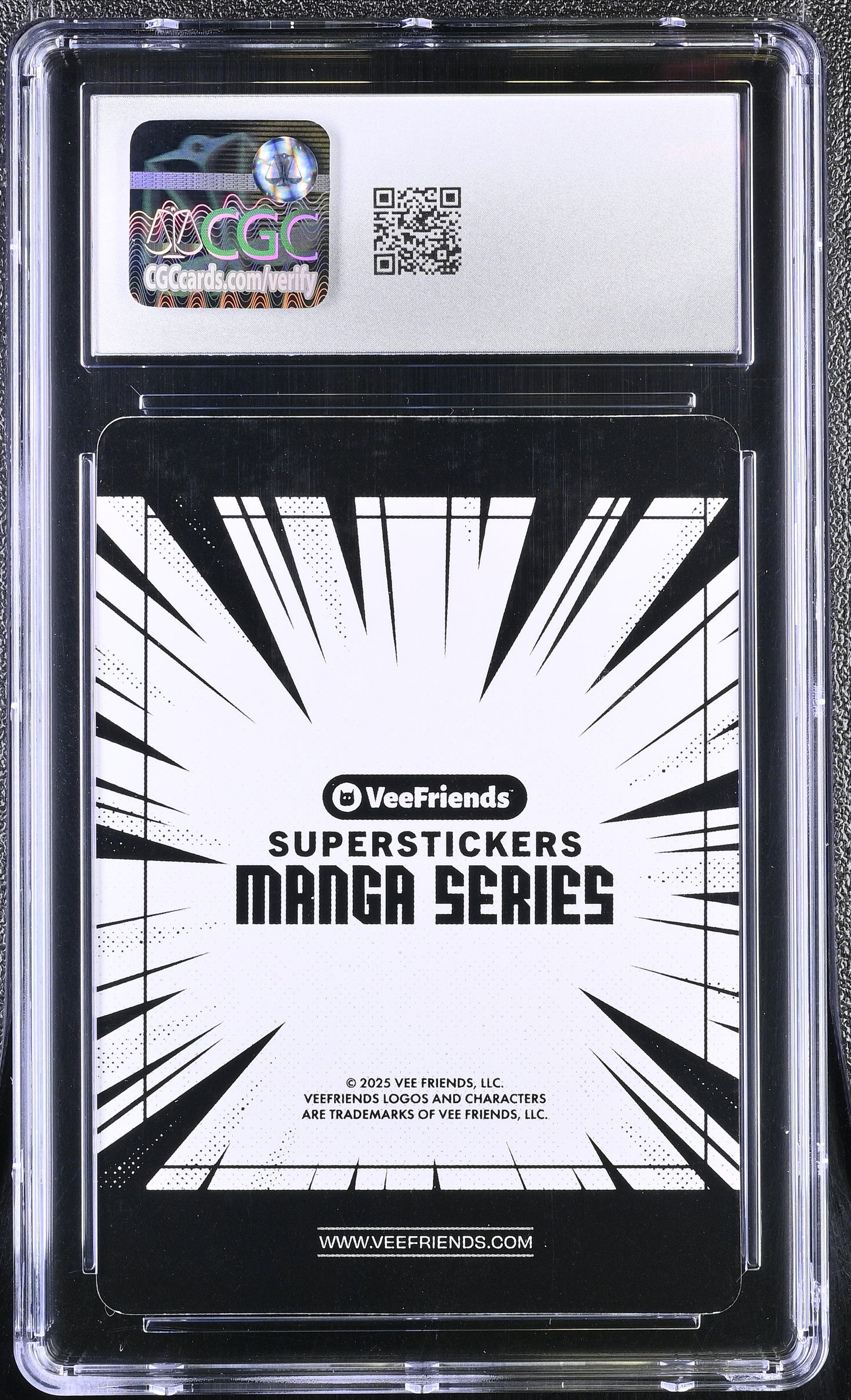 2025 Veefriends Super Stickers: Manga Gracious Grizzly Bear CGC 9.5