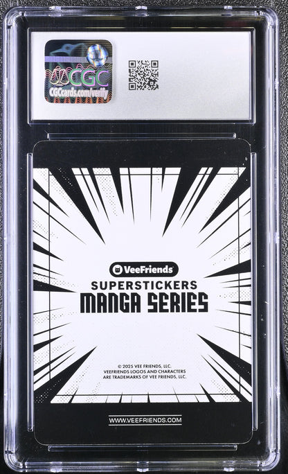 2025 Veefriends Super Stickers: Manga Fearless Fairy CGC 8