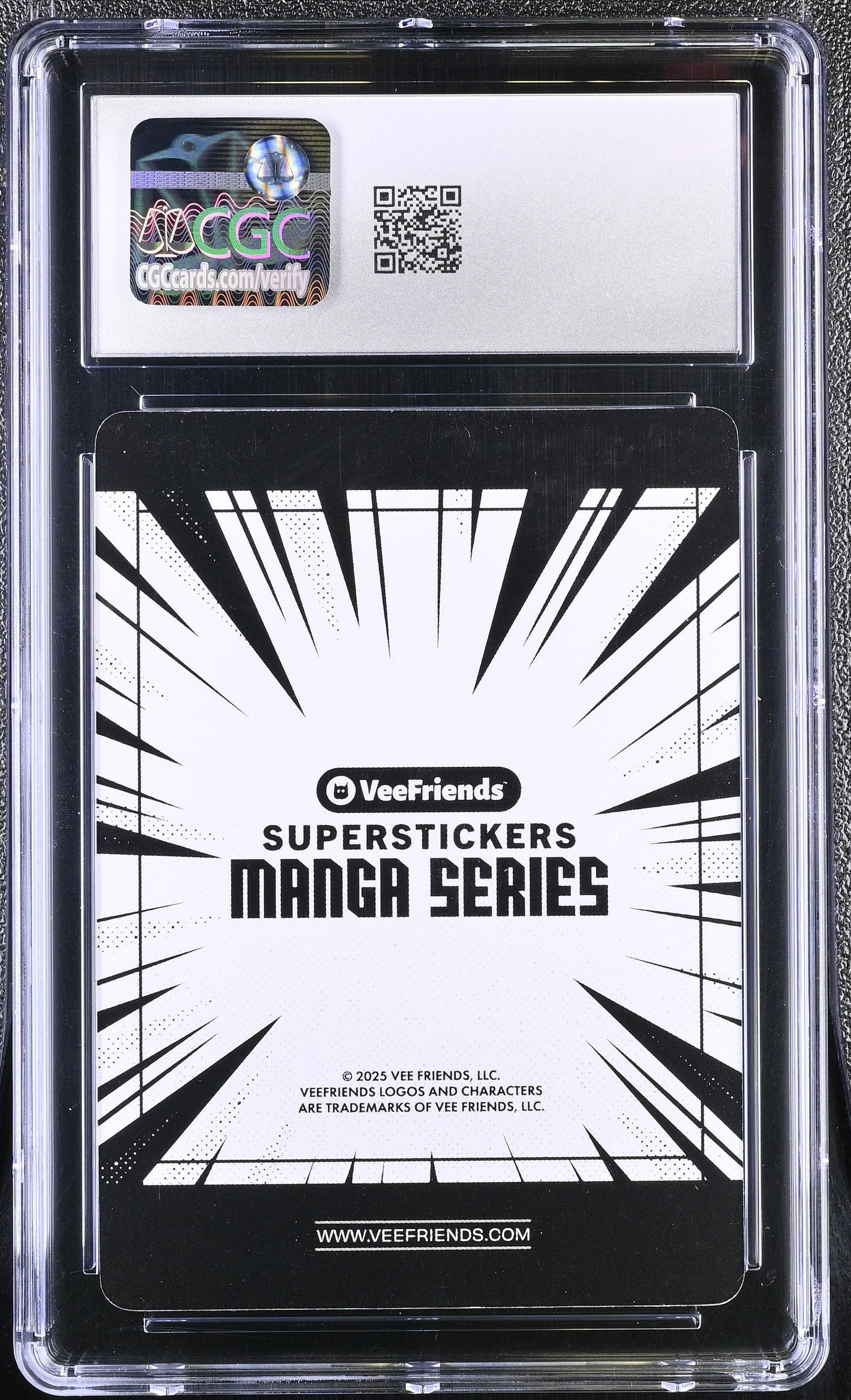 2025 Veefriends Super Stickers: Manga Willful Wizard Purple Splash /55 CGC 9