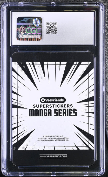 2025 Veefriends Super Stickers: Manga Hustling Hamster CGC 8.5