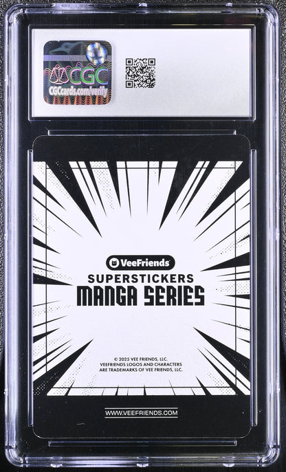 2025 Veefriends Super Stickers Manga Series Compassionate Catfish CGC 8.5