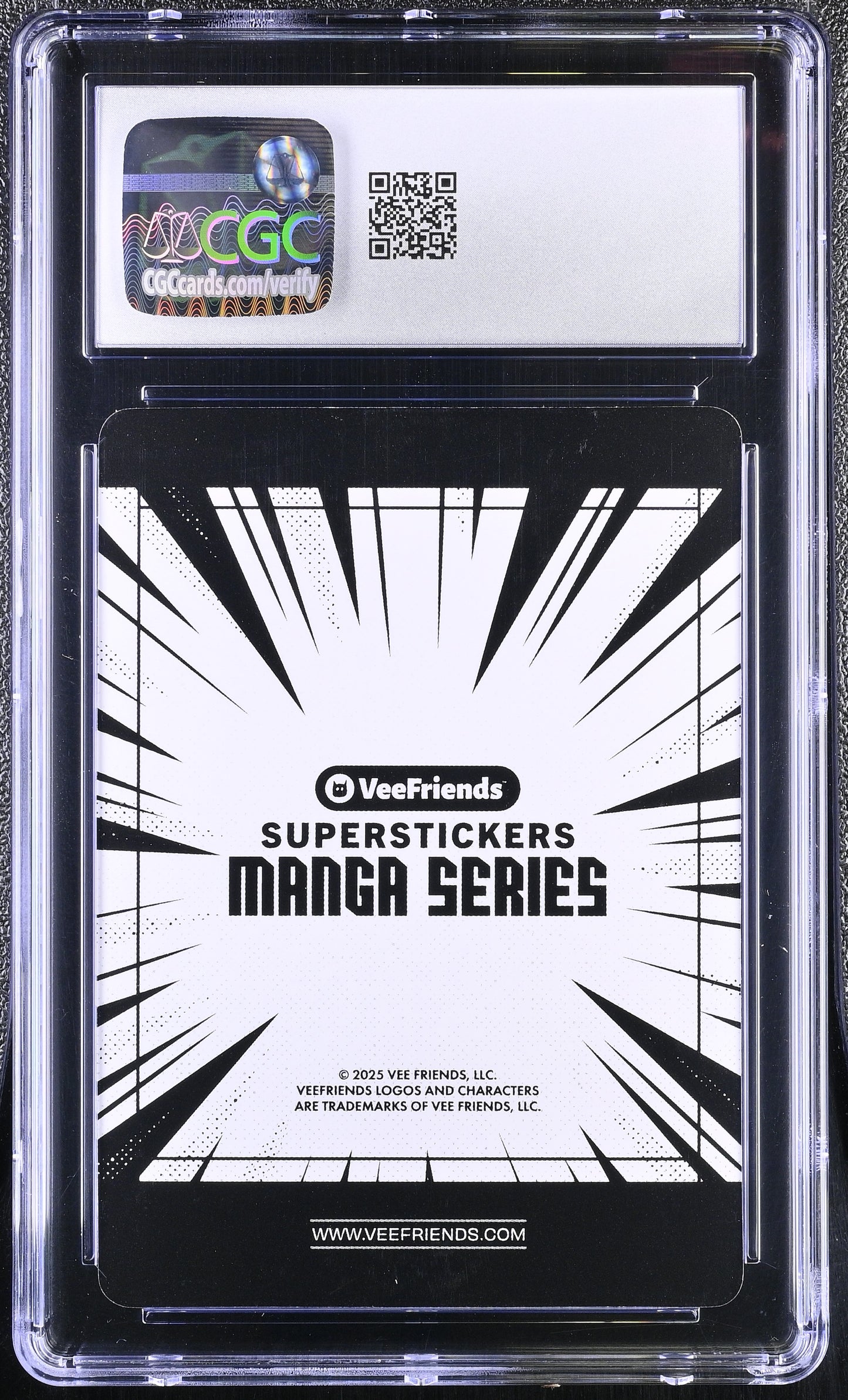 2025 VeeFriends Super Stickers Manga Adventurous Astronaut Black & White CGC 8.5