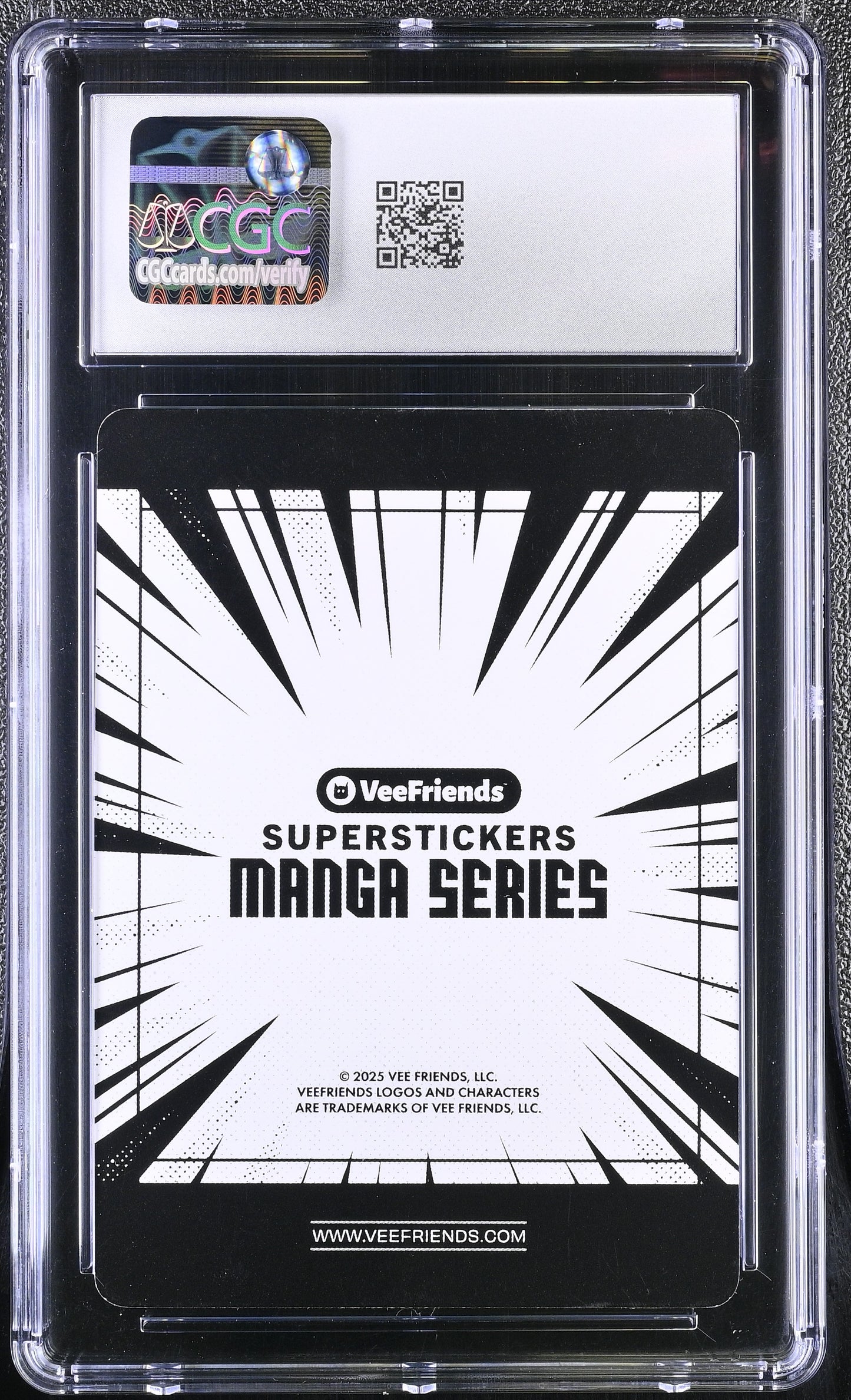 2025 Veefriends Super Stickers: Manga Tremendous Tiger /99 Green Splash CGC 10