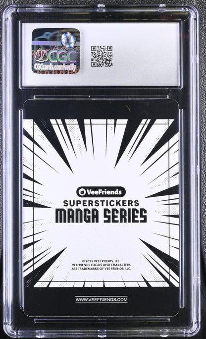 2025 Veefriends Super Stickers: Manga Tremendous Tiger CGC 7