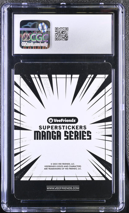 2025 Veefriends Super Stickers: Manga Helpful Hippo CGC 9