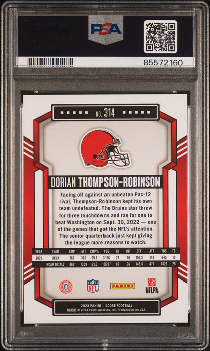 2023 Panini Score D. Thompson-Robinson #314 Extraterrestrial PSA 9