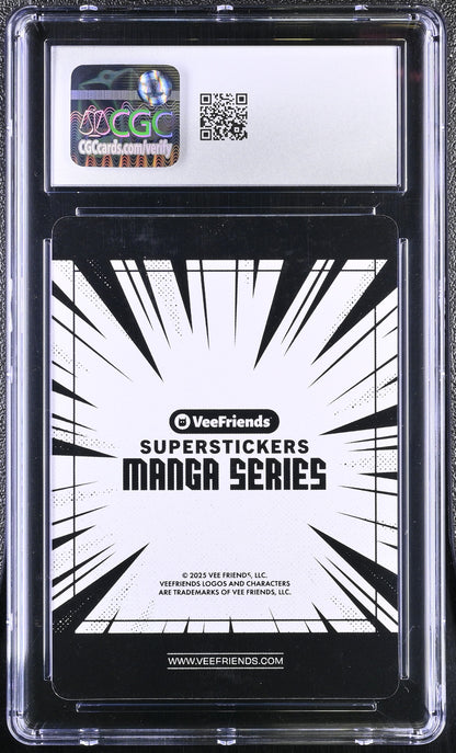 2025 VeeFriends Super Stickers Manga Series Forever Phoenix CGC 9